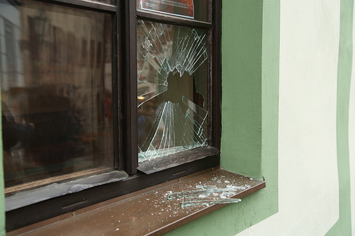 A2B Glass are able to board up broken windows while they are being repaired in Cradley Heath.